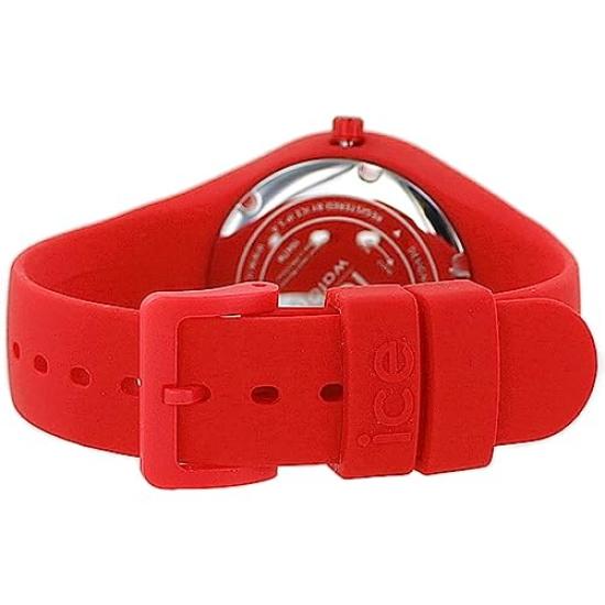 ice watch Ice Watch Men's & Women's Ice Color Unisex 60th Birthday Gift Red Watch 017916 Wristwatch [Used]