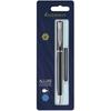 Stylo Plume - WATERMAN - Allure - Corps Noir Mat - Attribut Chrome - Pointe Fine