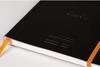 Rhodia Notebook Rhodiarama Meeting Book, A5, 160 Pages, with Pen Holder and Band, Black, Cf117782