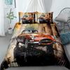 Amazing Tree Pink of Eiffel Tower Duvet Cover Set UK Single Double Queen US Twin Full King Size pkm Bed Linen Set