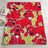 cartoon CClifford the Big Red Dogg Throw Warm Soft Flannel Blanket Multiuse for Sofa Bed Camping Travel Nap