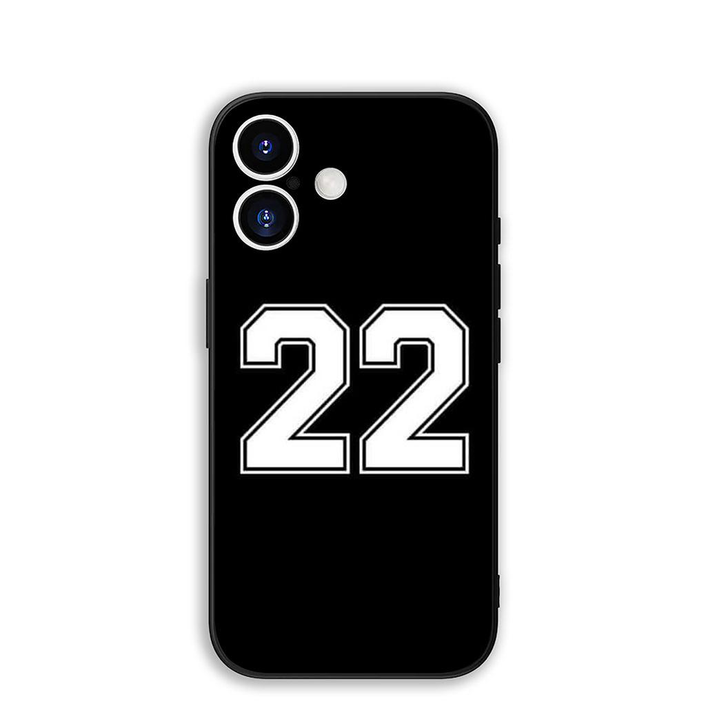 for Apple iPhone 17 16 Plus 13 12 Pro Max Mini X XR Xs ProMax 16E 17+ Air Case Number 30 23 24 10 9 5 Football Basketball Lucky