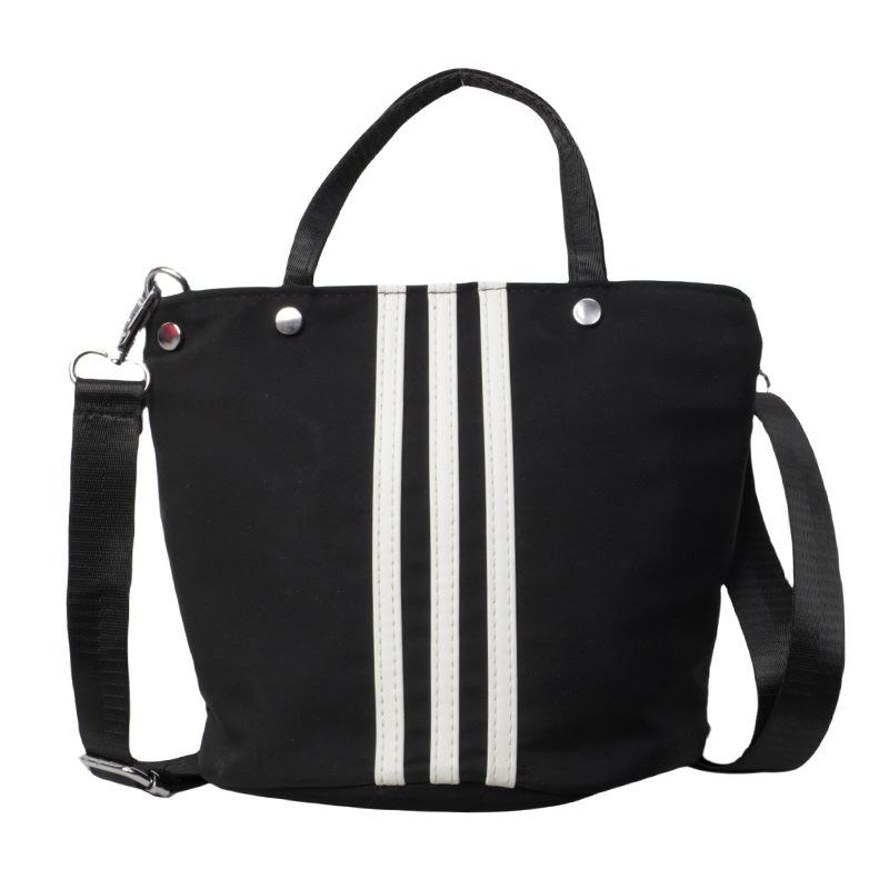 

Премиальная сумка-ведро женская сумка модная сумка через плечо с тремя перекладинами нишевый дизайн сумка-мессенджер из ткани чёрный