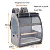 Compact Transparent Bird Travel Backpack for Small Pets