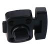 Rotate Bolt Door Lock Latch Black Gate Latches Portable Zinc Alloy Latch  Worker