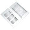   Vent Grille Heat Dissipation Aluminum Alloy Silver Rectangular Ventilation Grille Cover for Cabinet Closet RV  