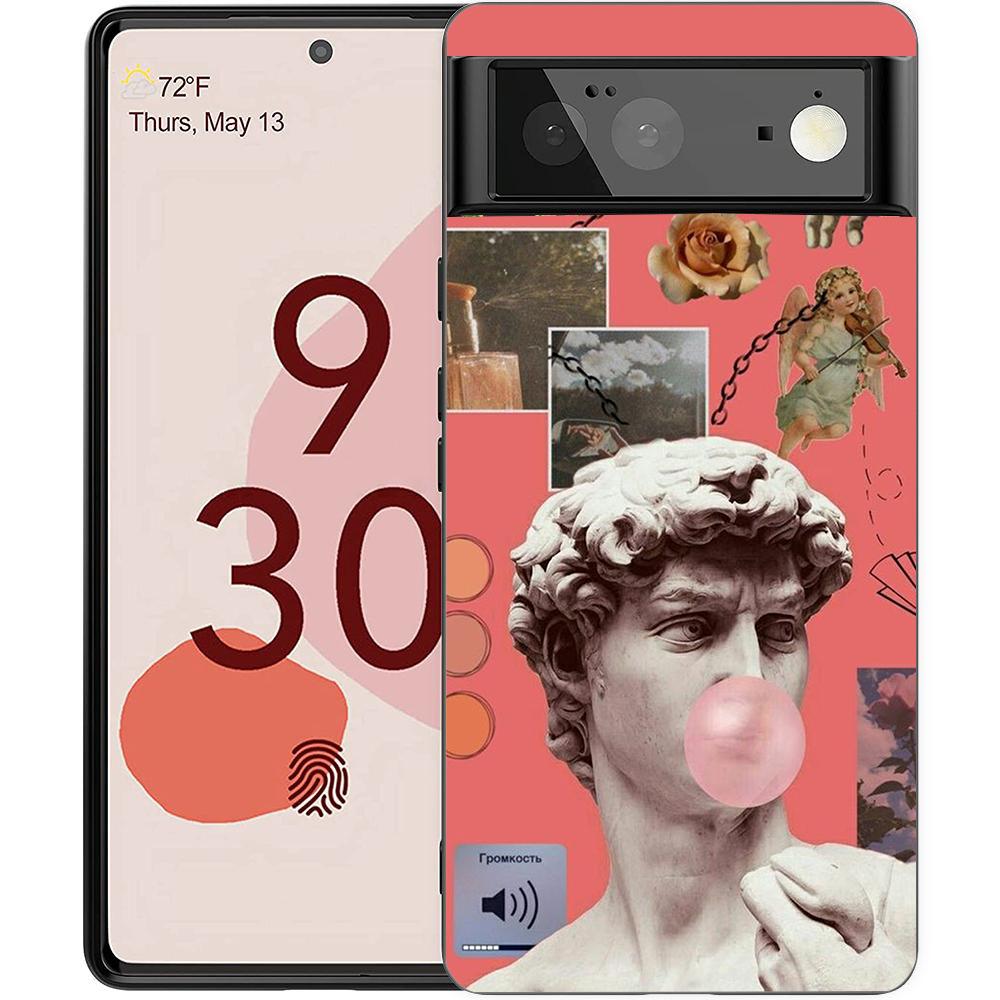 

Art Aesthetic David Eyes Phone Case Cover for Google Pixel 8 7 6 7A 6A Pro 5G Shockproof Silicone Soft 9 Pro XL 8 Pro 5G Shell Pixel 7 5G