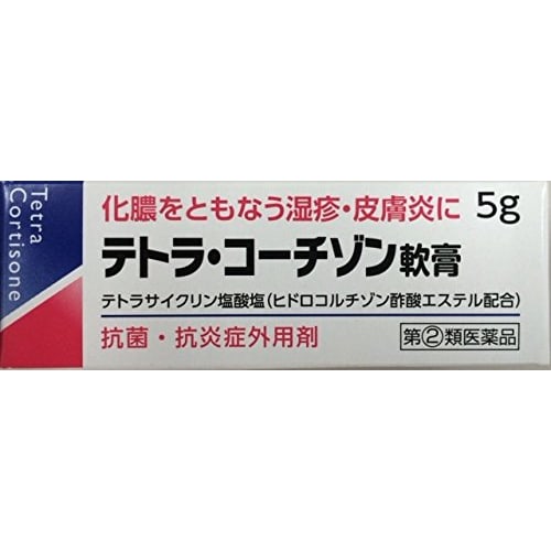 

[Designated Category 2 OTC Drug] Tetra Cortisone Ointment 5g