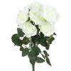 Bouquet of 9 Roses Artificial Flowers Roses Ready-made Rose Composition for a 45 cm Vase - White