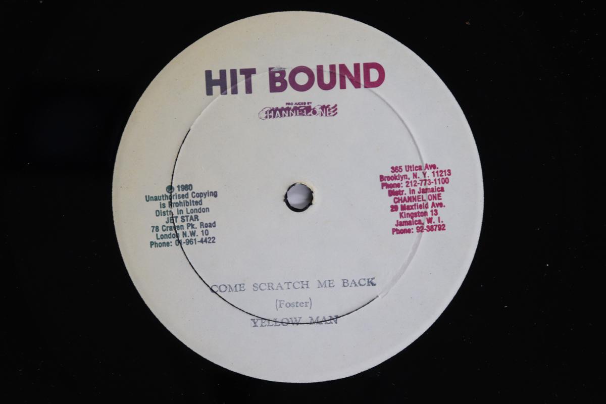 

12inch Record YELLOWMAN Come Scratch Me Back You Wrong To NONE HIT BOUND 1980 UK Reggae Ska Dub Used