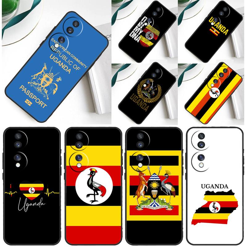 Uganda Flag Case For Honor Magic 7 5 6 Lite Honor 200 Pro 50 70 90 Lite X9a X8a X8 X9 X8b X9c X9b Cover