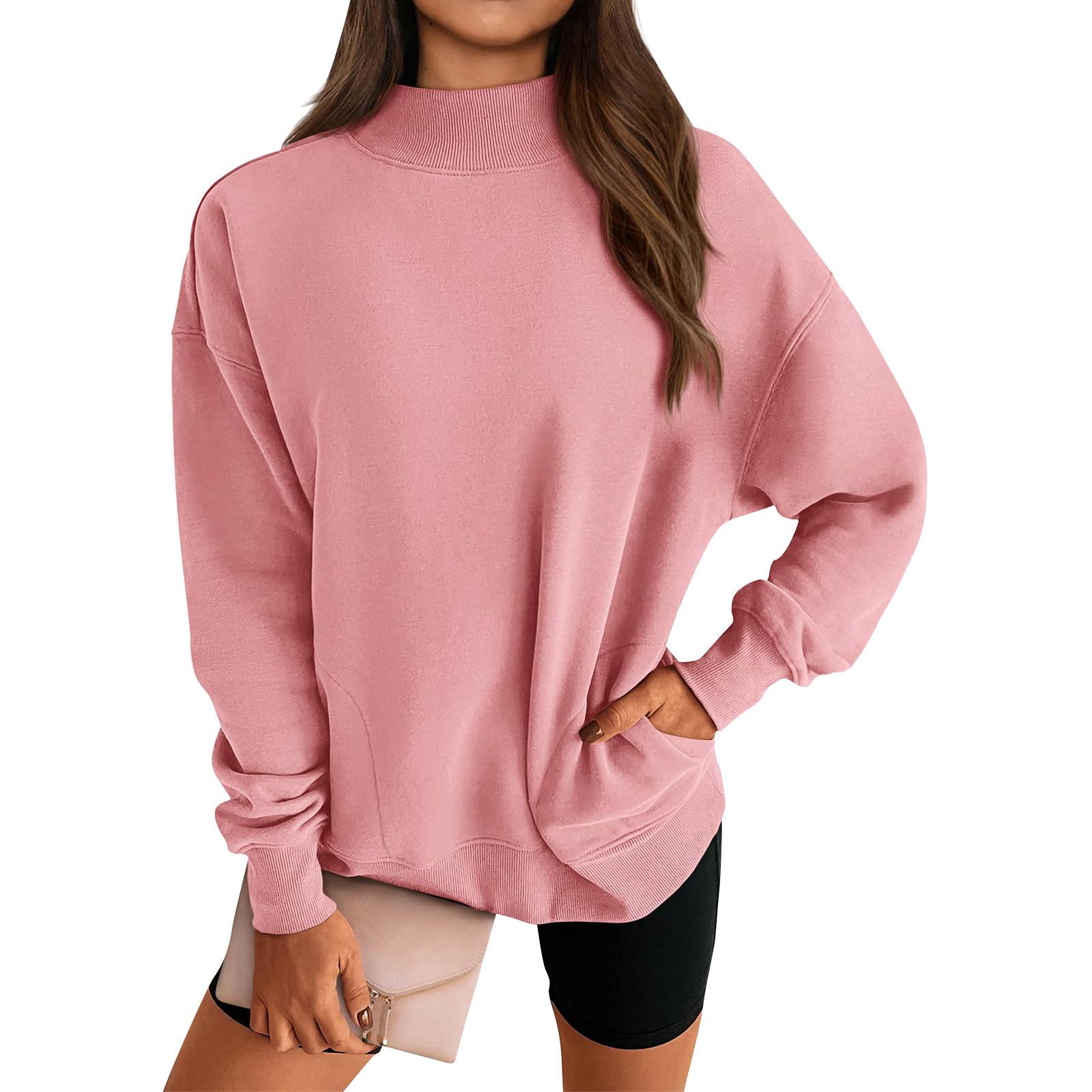 

Женские негабаритные толстовки с круглым вырезом, футболки с длинными рукавами и цветными блоками, повседневные топы XL