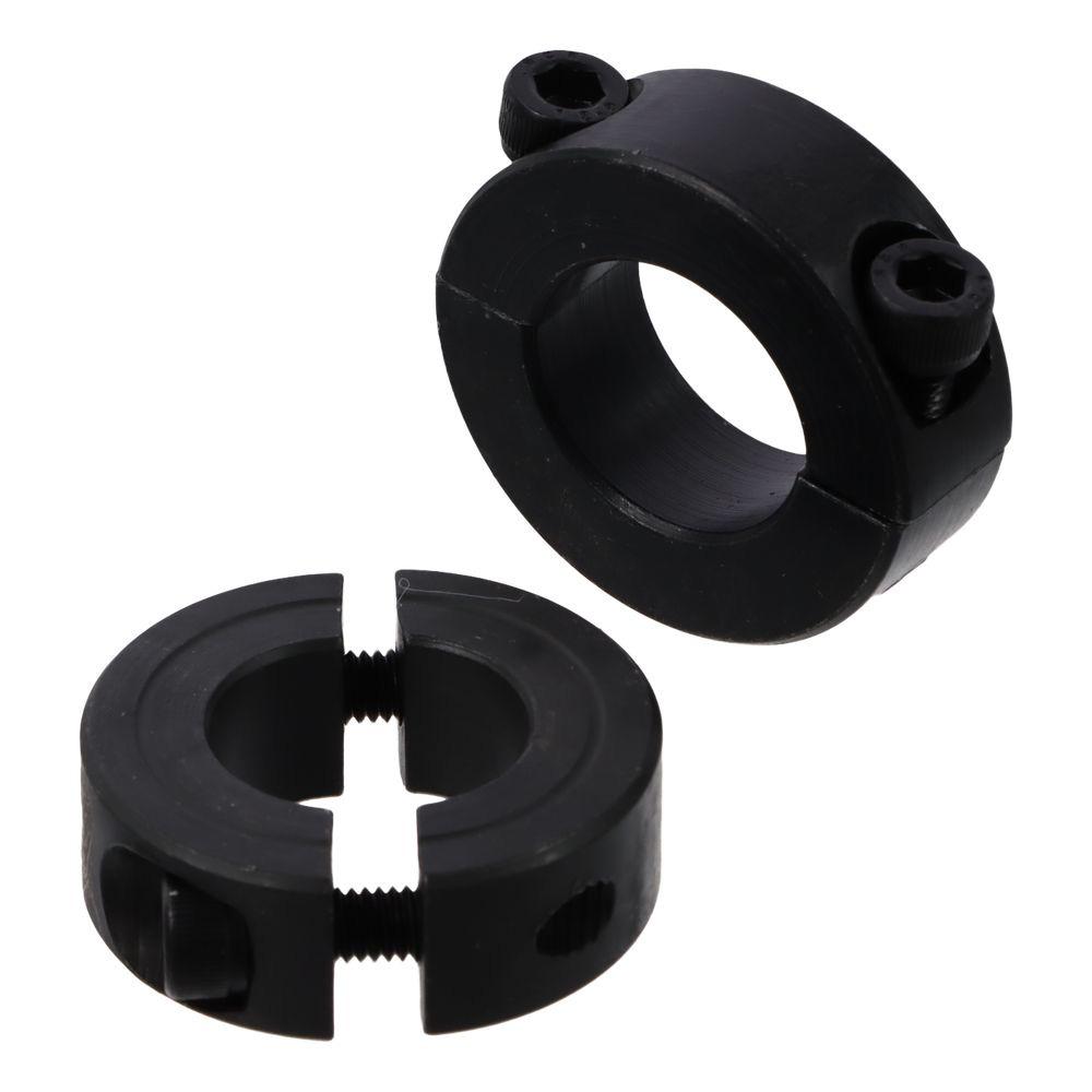 Carbon Steel Double Split Clamping Collar Black Hole Retaining Clamp  Conveyor Belt Systems