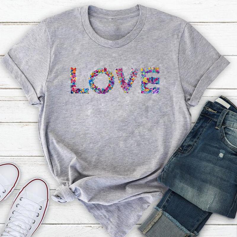 Trollslända Härlig Söt sött tryck Grafisk t-shirt Dam Kvinnor T-kläder Sommartopp Fritidskläder Dammode Kortärmad T-shirt