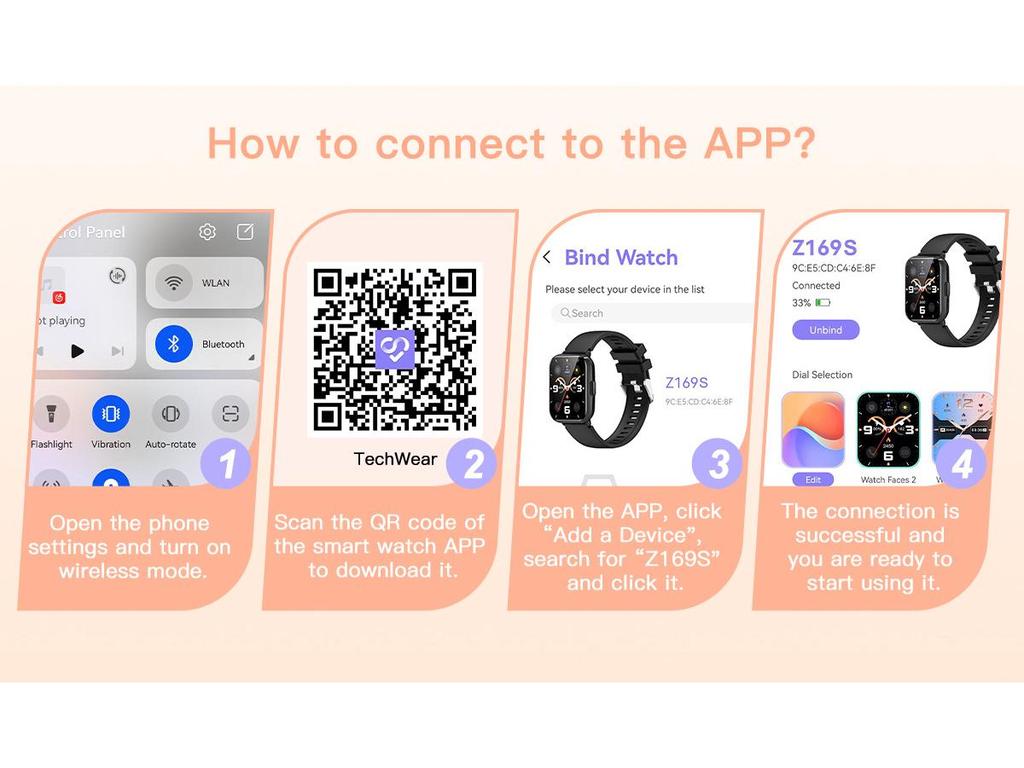 Z169 Smartwatch: Herzfrequenz- & Blutsauerstoff-Monitor, UV-Schutz, Unisex Gesundheits- & Sport-Tracking.