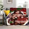 Weihnachten Sexy Schönheit Geschenk Weiche Plüsch Sofa Bett Werfen Cartoon Picknick Decken Moderne Flanell Decke Abdeckung Bettdecke Geschenk