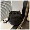 Handbag Nylon Shoulder Bag Korean Style Small Crossbody Bag Cute Drawstring Bucket Bag  Travel