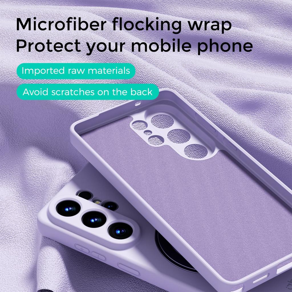 Magnetic Phone Case for Samsung Galaxy S26 Ultra&Pro S26Edge A57 A37 A36 5G Camera Lens Bumper Bracket Liquid Silicone Cover