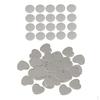 70X Blank Stamping Tag Heart Metal Pendants Dog Necklace Bracelet Jewelry Making