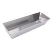Mud Pan 14 Inch Mud Pan 210 Stainless Steel High Strength Smoothly  Tool Tray Bucket for Cement Mortar Putty Paint Mixing
