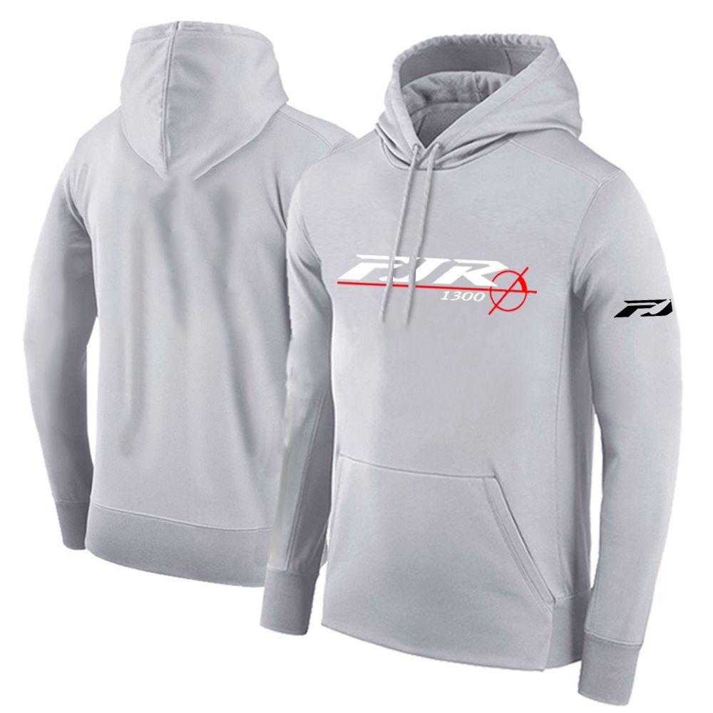 2025 Spring And Autumn Man's FJR 1300 MOTORCYCLE Logo Print Fashion Pullover Drawstring Hoodies Loose Comfortable Slim Coat