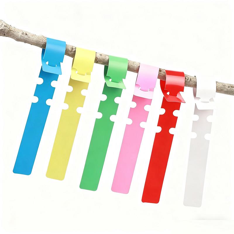 100PCS Pallets To Mark Plants Plastic Labels Plant Name Tag Ring Garden Sign Tags for Garden Plant Identification ZWBQP02