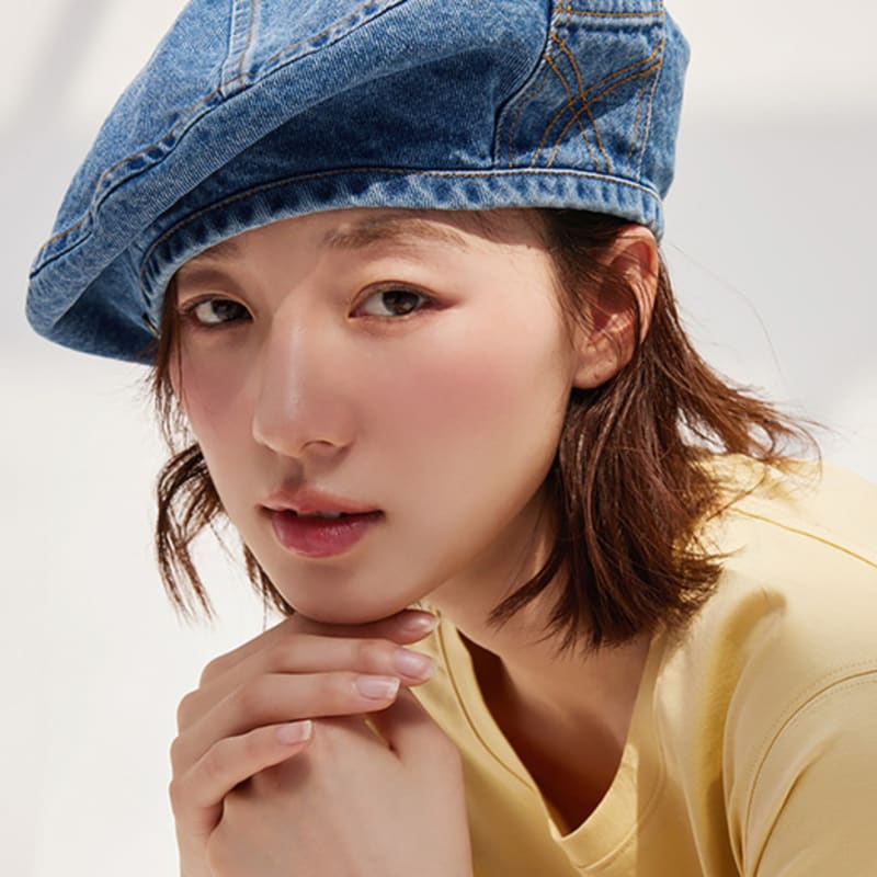 

LOOKING4U На Момент Джинсовый Берет с Карманом C3 Темно-синий DEEP BLUE