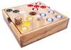 Trou du Cochon - Pig Hole - Jeu familial - Ecologique - 60 cochons céramique - Dé et Coffret en bois - 350440 - 6 ans +