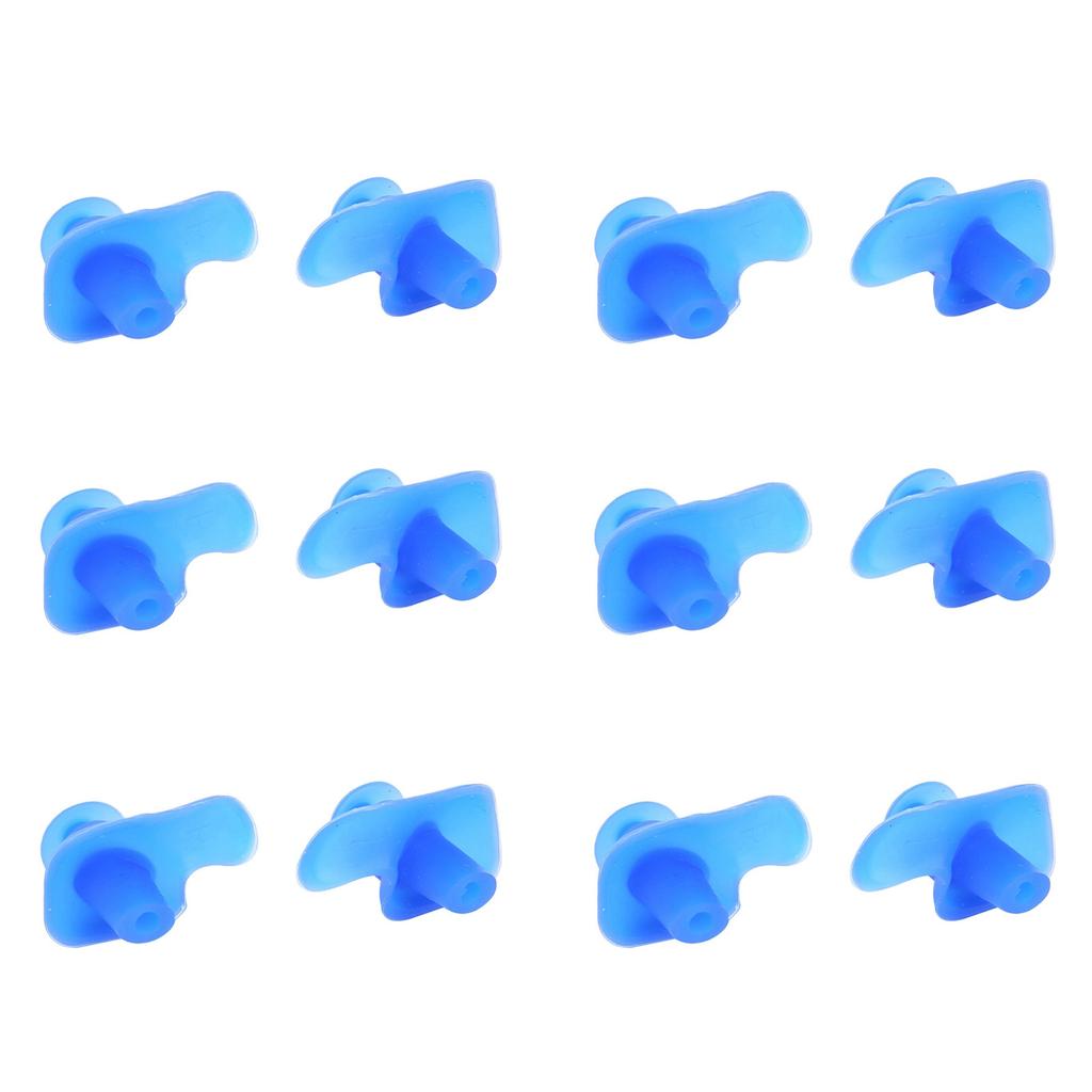 6 Pairs Silicone Swimming Diving Spiral Ear Plugs Professional Adult Dust Proof Earplugs(Blue )