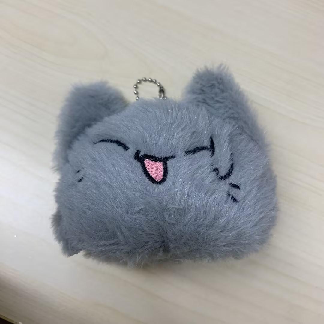 

Classic Anime Keychain Geto Suguru And Satoru Gojo Plush Cosplay Doll Pendant Keyrings Accessories Key Chains Fans Gifts серый