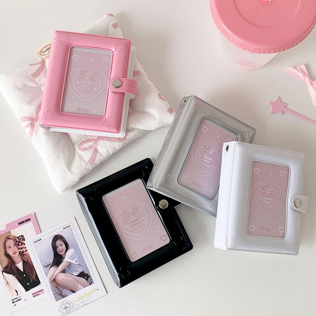 Compact High-Value One-Grid Photo Album for Instant Camera Pictures and Star-Chasing Cards