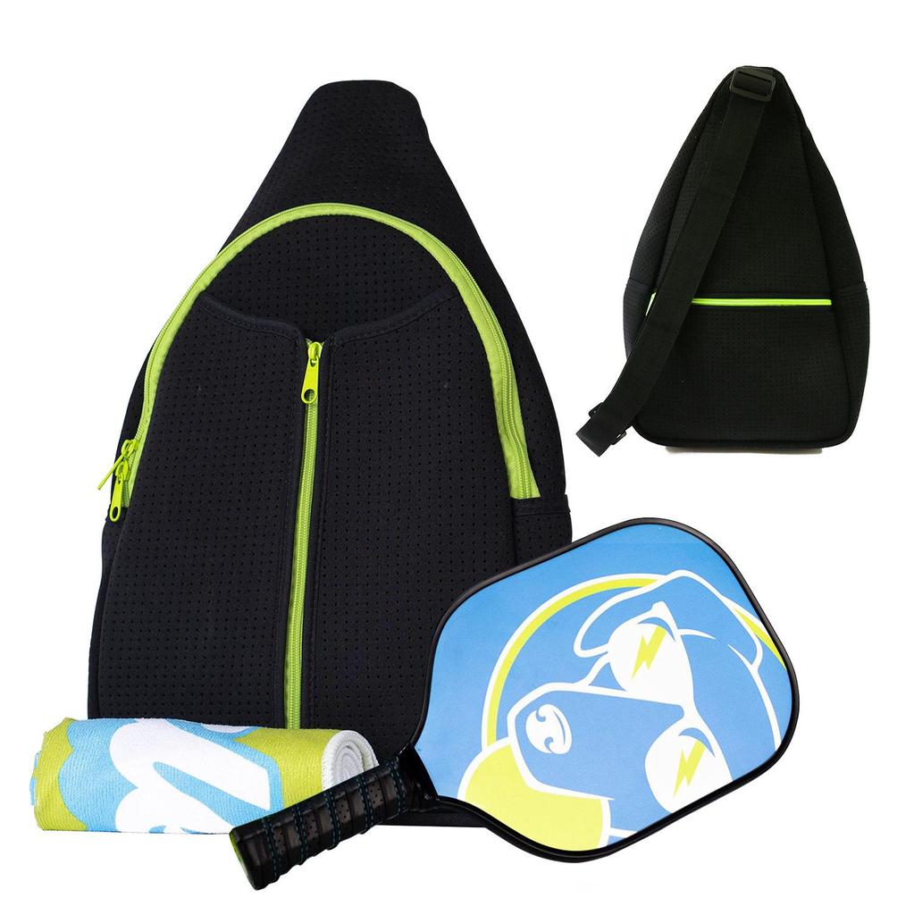 2025 Portable Sports Bag for Badminton, Tennis & Pickleball - Fits 2 Rackets, Handheld, Large-Capacity, Down Cotton