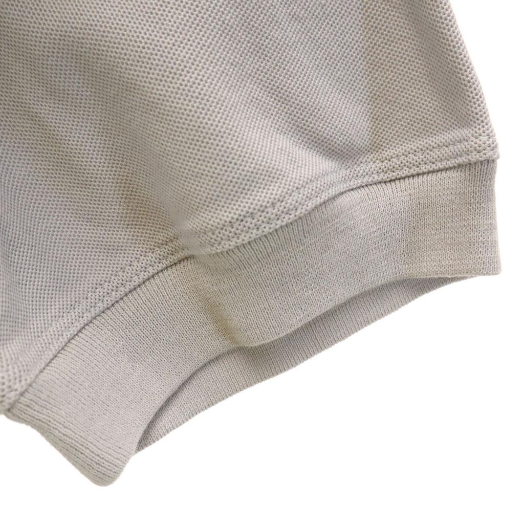 Armani Collezioni Made In Italy Short Sleeve Polo Shirt L Gray Women Used