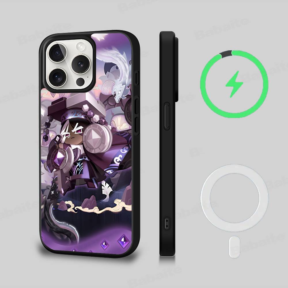 Cookie Run Kingdom Magnetic Wireless Phone Case For IPhone 17 16 15 14 13 12 11 Pro Max Plus Mag Phone Cover