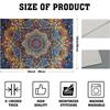Colorful Mandala Bohemian Placemats Vintage Floral Washable Heat Resistant Boho Place Mats Indian Ethnic Ramadan Dinner Placemat