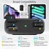 6 in 1 Wireless Charger Station for iPhone 16 15 14 13 12 11 Apple Watch Airpods Desk Phone Charger Fast Charging Dock Station
