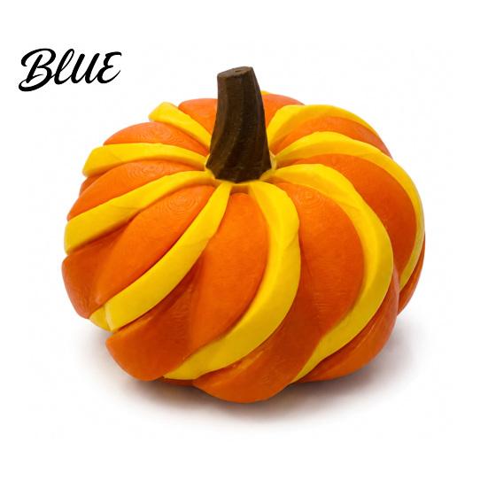 Creative Spiral Pumpkin Figurine 3D Printed Fidget Toy Decompression Hand Spinner Fun Holiday Gifts for Kids Sensory Toy Desk Stress Relief