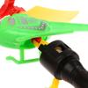 Classic Outdoor Game Handle Pull Line Helicopter Draw Rope Take-Off Small Plane Interactive Educational Toys Children'S Gift