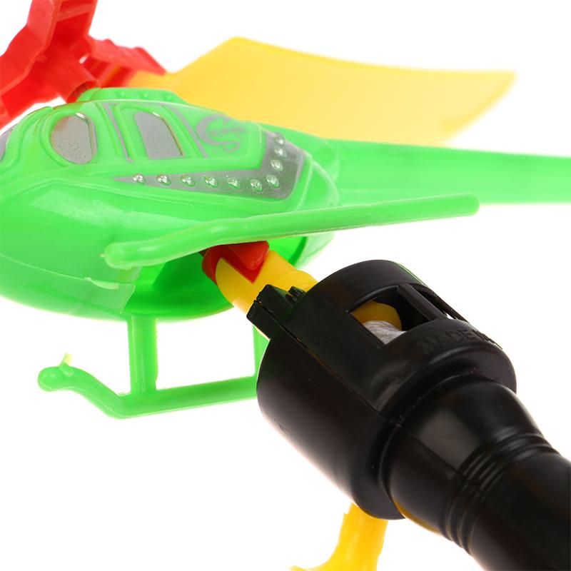 Classic Outdoor Game Handle Pull Line Helicopter Draw Rope Take-Off Small Plane Interactive Educational Toys Children'S Gift