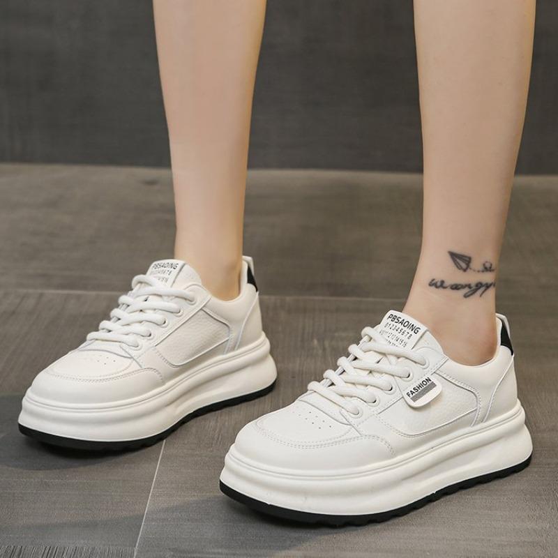 Fashion New Casual Flat Shoes Summer Running Shoes Women's Vulcanized Shoes Flat Lightweight Lace-up Fashion Lace-up Vulcanized