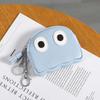 Cute Cartoon Ghost Coin Purse PU Leather Zipper Wallet Mini Keychain Pouch Small Change Purse for Women Girls
