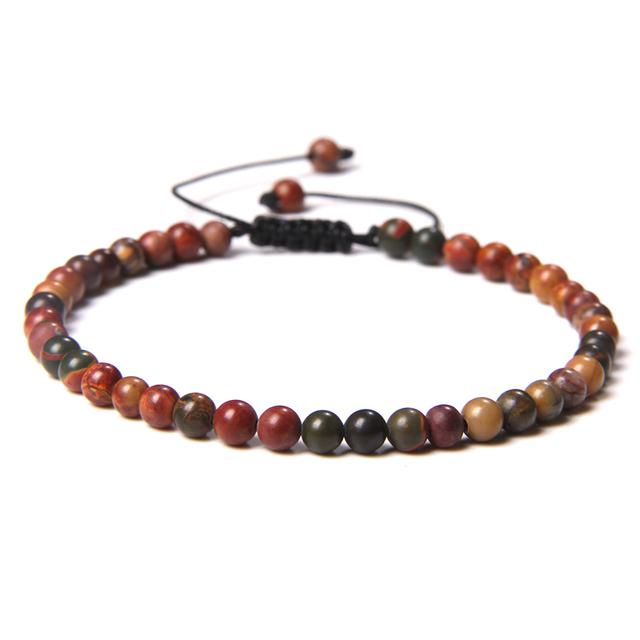 Vintage Naturstein Armband Männer Chakras Perlen Einstellbar Armbänder Wohlhabende Liebe Geschenk Für Frauen Handgemachte Yoga Pulsera Schmuck