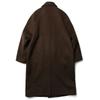 Lelales Balmacaan Wool Single Long Coat - 2 Colors