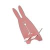 Original DIY Wooden Mobile Phone Stand Lovely Rabbit Cell Phone Holder