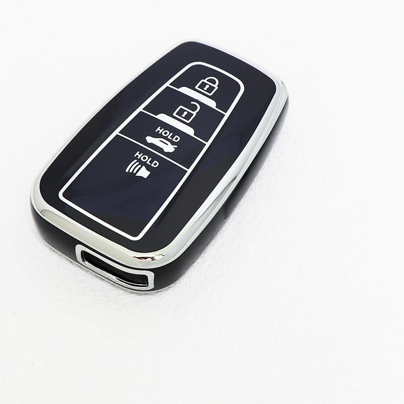 For Toyota Highlander CHR C-HR Prius Prado Land Cruiser Corolla Camry RAV4 Tpu Car Key Case Keyless Cover Shell Fob Accessories