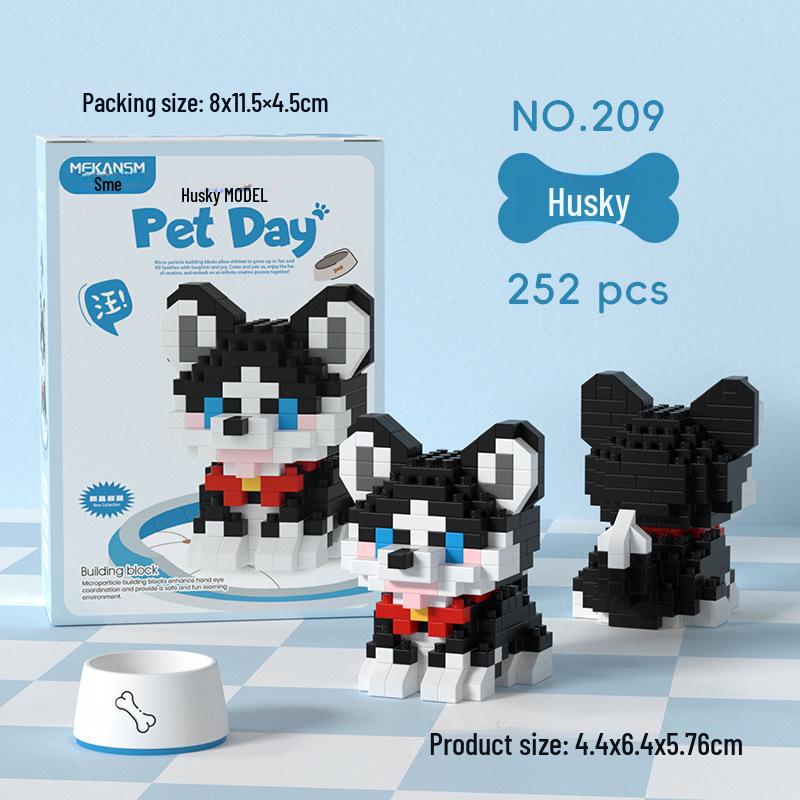 

Детские развивающие конструкторы для домашних животных: Подходит для собак, кошек, бишон фризе, корги; Совместимо с Лего; Идеально подходит для Дня защиты детей