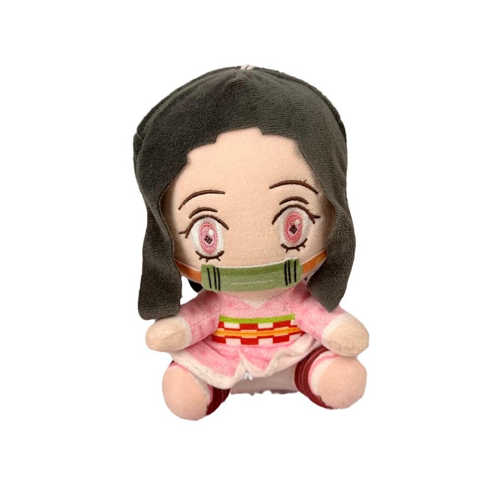 Demon Slayer Plush Toys: Nezuko, Tanjiro, Giyu, Shinobu, Inosuke - 7 Styles Available