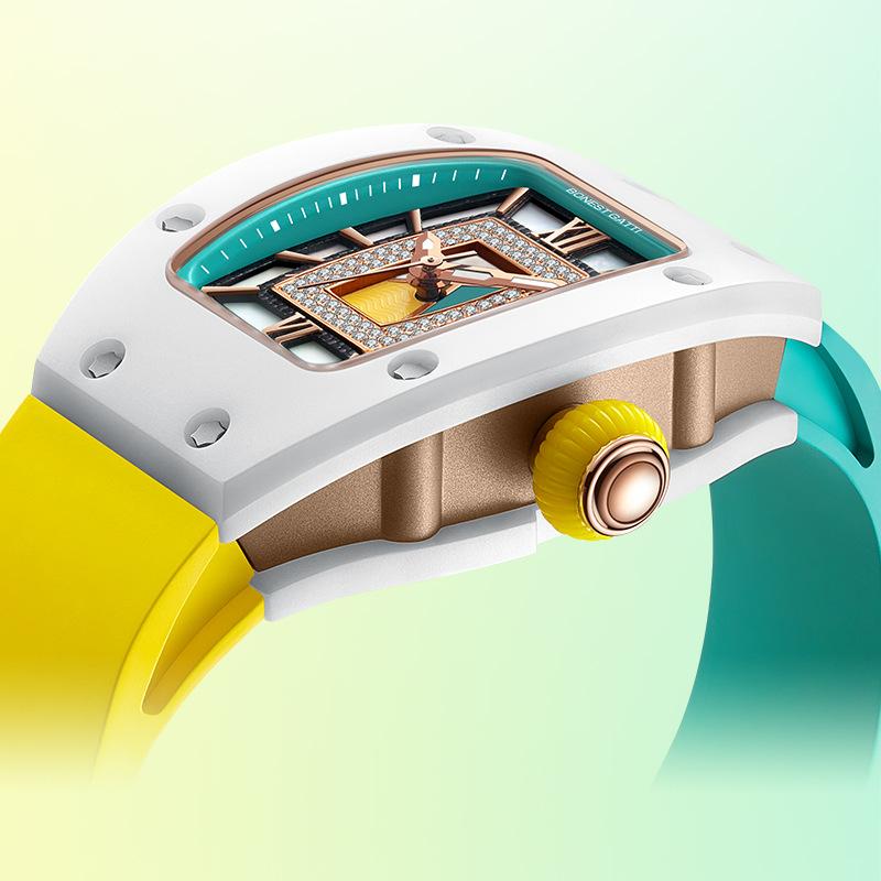 Bonest Gatti Watches Women's Automatic Mechanical Watch Light Luxury Diamond Set Fashion