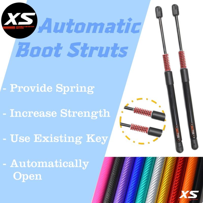 Rear Tailgate Auto Struts With Spring For Mitsubishi Lancer Evolution X 2007-2016 Spoiler Lift Support Shock Absorber Damper
