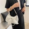 2026 Trendy Niche Bow Handbag for Women Summer New Fashi Pearl Underarm Bag Versatile Shoulder Bag